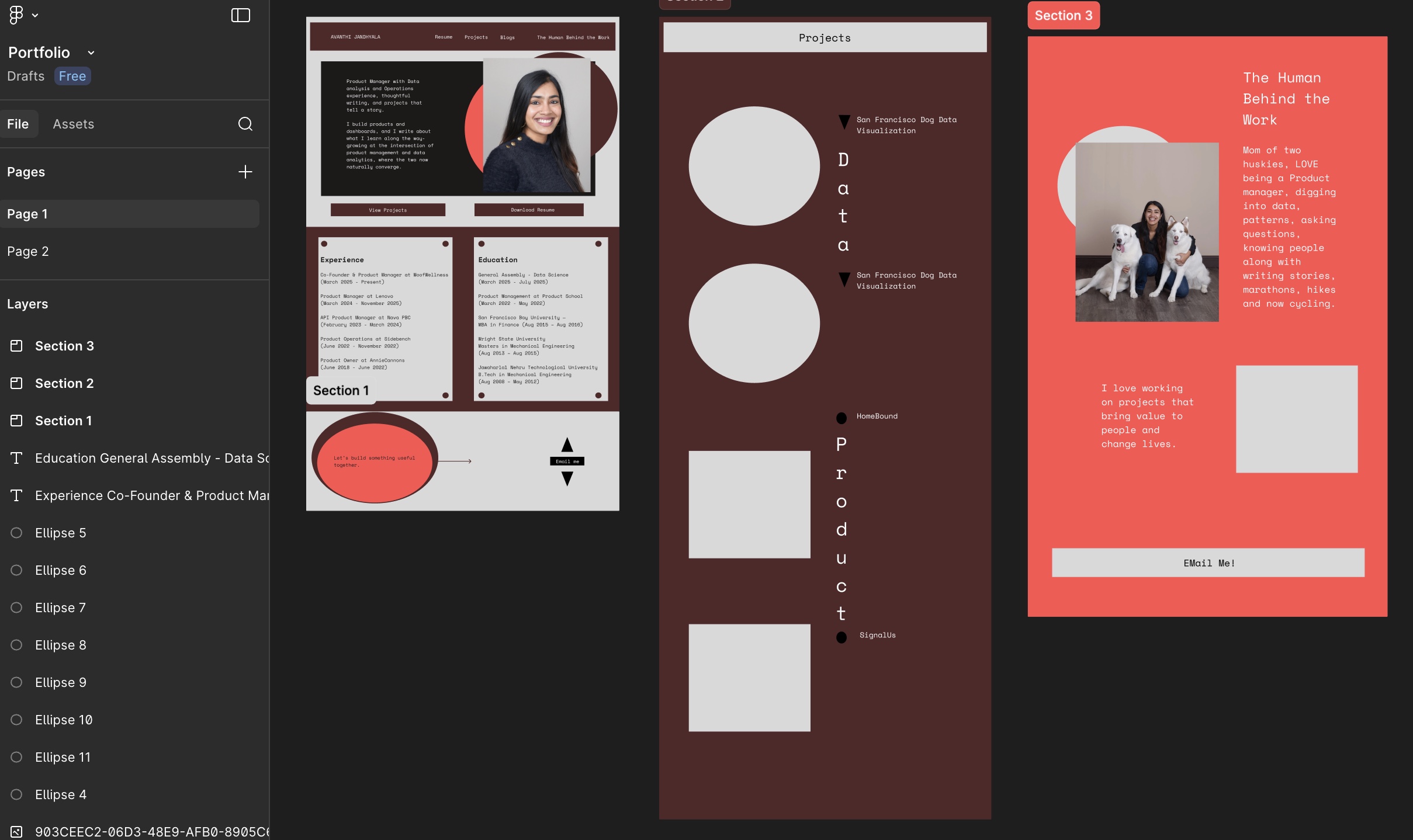 Figma Design Projects